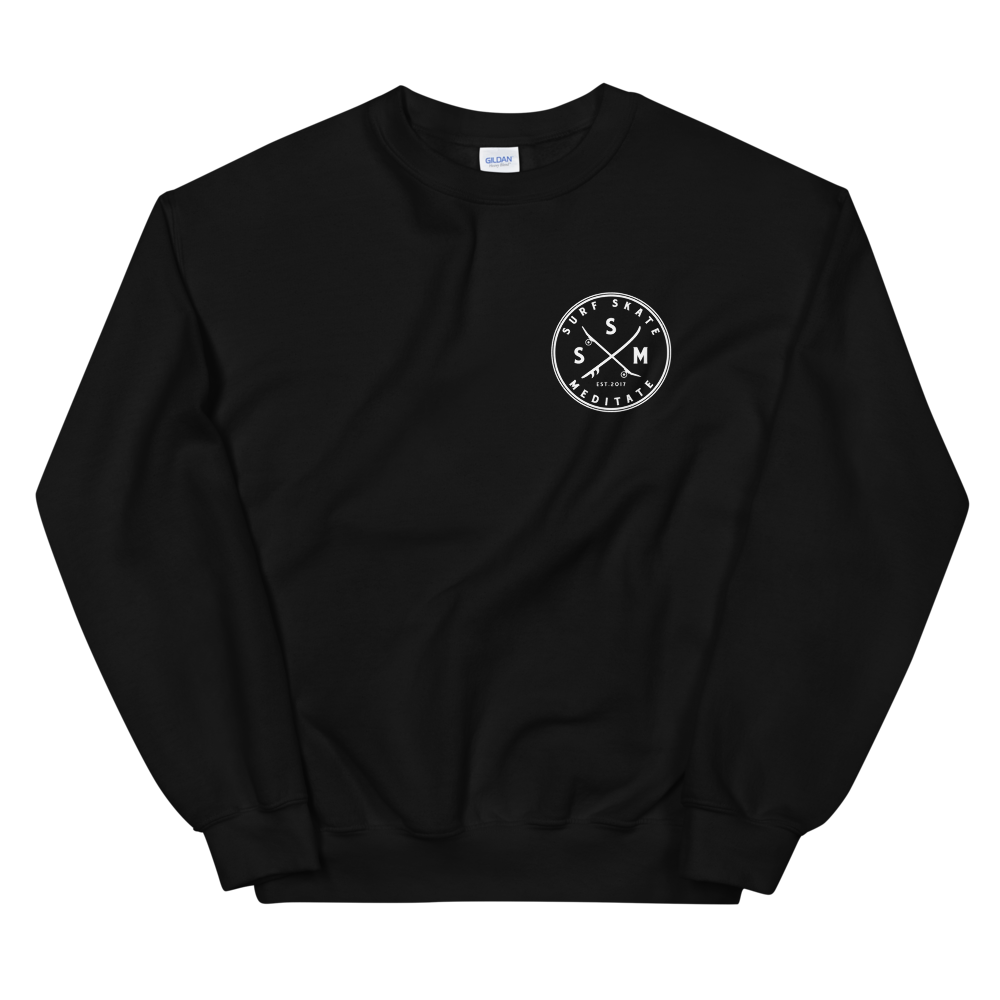 Burnout Crew Neck Sweatshirt – Surf Skate Meditate