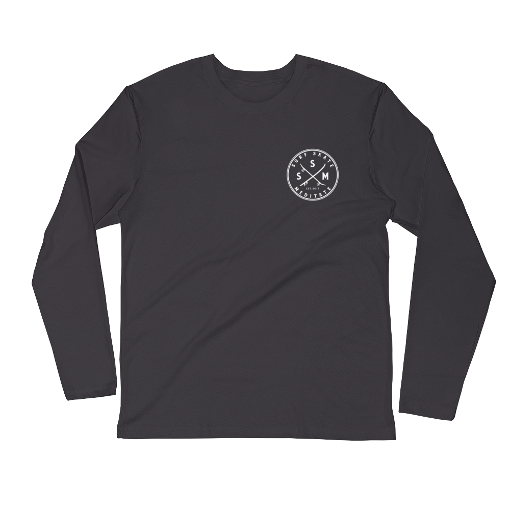 Burnout Fitted Long Sleeve Tee