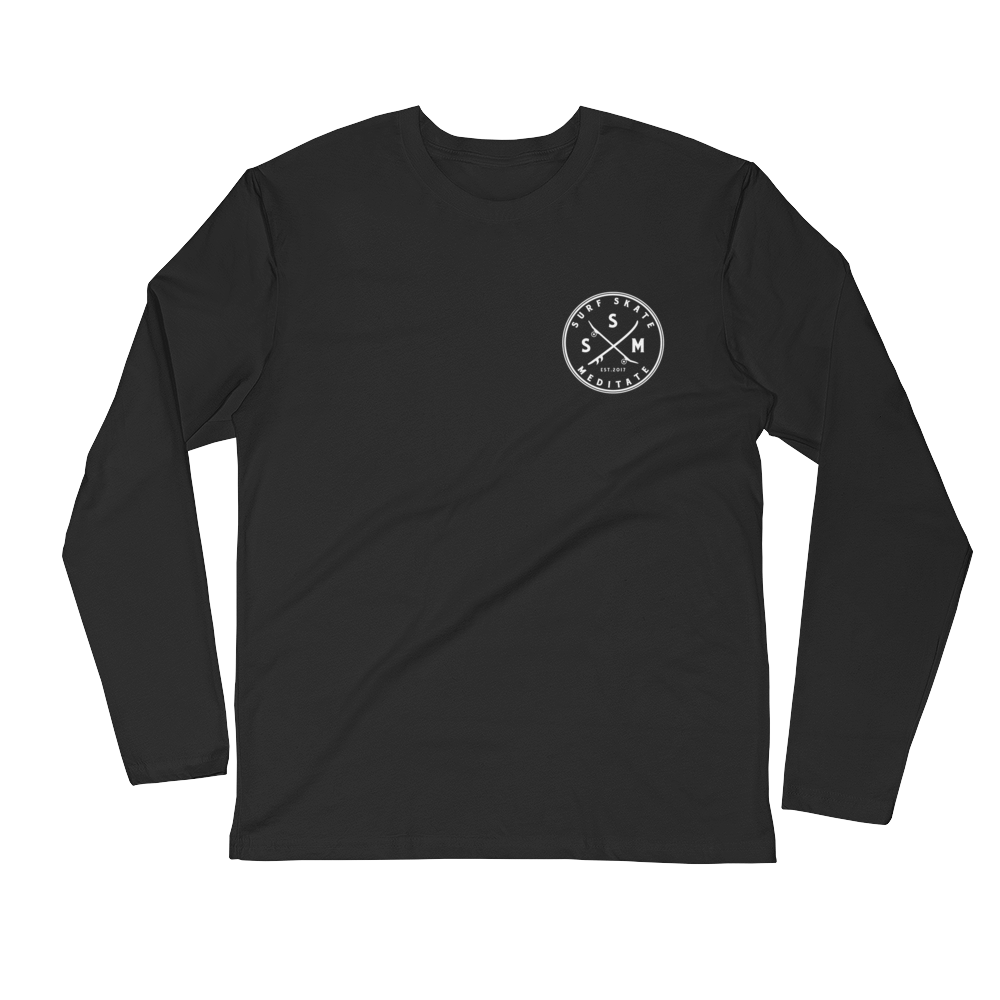 Burnout Fitted Long Sleeve Tee